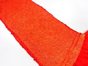 正絹　振袖用　絞り　帯揚げ